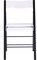 ISL Furnishings Kasper Flex Luxury Modern Folding Chairs Acrylic Lucite BLK 1 PK